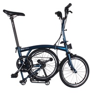 3Sixty Folding Bicycle 16 inch 6 speed M-Bar S6 Chameleon Blue City Bike Anti-Rust | Ultralight Fola