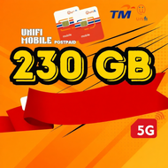 UNIFI POSTPAID 230GB 5G HIGHSPEED PLAN / UNLIMITED CALL / ADA SIM CARD