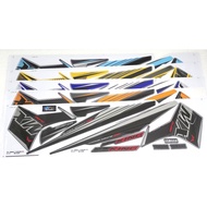 YAMAHA LC135 V1 COVER SET STICKER STRIPE (99) MX KING 2021