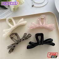 Fynshop Glossy Ribbon Hair Clip Women's Hairclaw Salon Hair Clip AC308