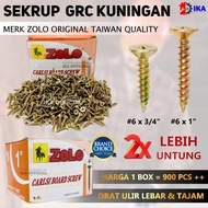 SAB SCREW GRC KALSIBOARD 6 X 1 IN SCREW GRC 2.5 CM 25 MM CALCIBOARD SCREW / Screw GRC 6 x 3/ 4 Inch 