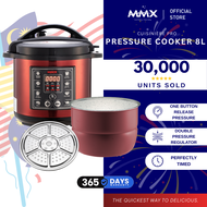 MMX Ewant 8L Multi-Functional Electric Pressure Cooker G83 (MMXYBD8-135R-MC+GL)