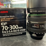 98-99% Canon EF 70-300mm DO IS USM 70-300