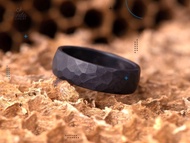 Cincin Kawin Pria Hitam Perak 925