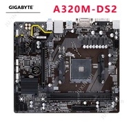 AM4 DDR4 For AMD A320 For Gigabyte GA-A320M-S2H/A320M-DS2 A350M-DS2 Used Desktop Motherboard GA-A320
