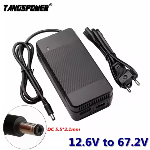 12V 21V 36V 48V 52V 60V Lithium Battery Charger For 12.6V 16.8V 29.4V 42V 54.6V 58.8V 67.2V Li-ion B