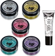 Biodegradable Eco Glitter Shakers by Moon Glitter - 100% Cosmetic Bio Glitter for Face, Body, Nails,