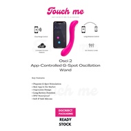 Lovense - Osci 2 App Controlled Oscillating G Spot Vibrator [FEMALE VIBRATOR] [G SPOT VIBRATOR] [CLIT VIBRATOR]