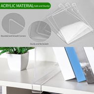 Acrylic Shelf Dividers for Wardrobe No-drilling Closet Shelf Separator  for Wardrobe Closet Cabinets