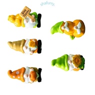 SHFY Mini Gnomes Figurines Tiny Autumn Pumpkin Gnomes Statue to Hide Miniature Gnomes
