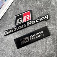 2 PCS Toyota GR Badge Car Sticker 3D Aluminum Alloy Metal Logo car Accessories  For Toyota GR Sport 