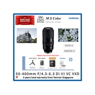 [READY STOCK | 3 YEARS WARRANTY] Tamron 50-400mm F/4.5-6.3 Di III VC VXD (A067)