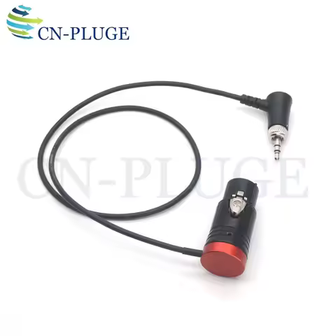 Low Profile XLR 3-Pin Female Thread To 3.5mm TRS Locked Sennheiser SK 100 G4/G3 Input Cable For Inse