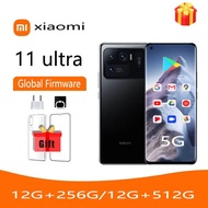 สมาร์ทโฟนแบบไร้สาย (แบบไร้สายย้อนกลับ) 5G Xiaomi 11 Ultra 12G 512G Snapdragon888รอมทั่วโลก6.81นิ้ว50