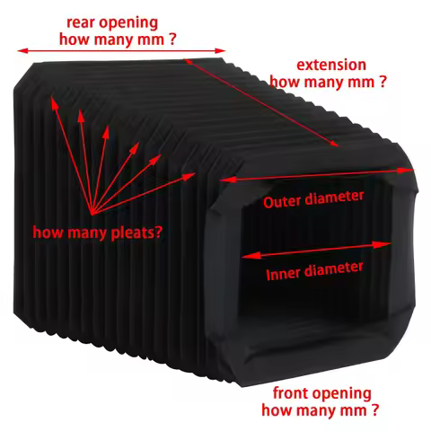 Professional Custom Made Camera Bellows 120mm Film Camera 4x5 / 5x7 / 8x10 / 11x14 / 4x10 / 10x12 La