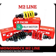 100% ORI} RCB M2 LINE MONOSHOCK ADJUSTABLE PREMIUM YAMAHA 135LC Y15 Y16 RSX RS150 V3 RFS150 VF3I RS-