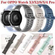 22mm Silicone Strap OPPO Watch X3 S X2 Bracelet For OPPO Watch X 4Pro 4 Pro Sport Watch Band Replace