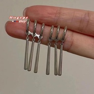 1Pair One Piece Zoro Anime Cosplay Earrings Women Men Piercing Jewelry Fashion Fake Triple Dangle Lo