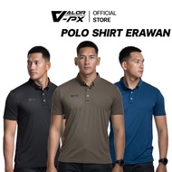 VALOR PX - POLO ERAWAN เสื้อโปโลแขนสั้น เทคโนโลยีระบายอากาศ 2 รูปแบบ ผ้าตาข่ายระบายอากาศ ดูดี มีภูมิ