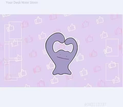 Pokemon Ditto Roller Coaster TCG Playmat Non-slip Waterproof Desk Mat
