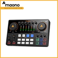 MAONO E2-GEN2 Dual XLR Portable All-in-One Podcast Sound Card