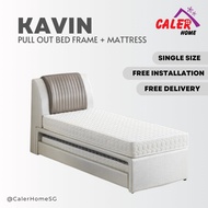 Kavin Pull Out Bed Frame + Mattress