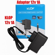 POWER ADAPTOR 12V 1A klop brand / Adaptor 12v 1a CCTV fan cooling fan