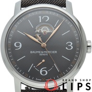 名士 (Baume & Mercier) Classima 特別版腕錶 42毫米 M0A10718。包含錶盒、保固卡和不銹鋼/織物錶帶。男士腕錶，灰色錶殼，拋光處理。成色極佳。 [二手]