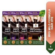 Ryo Mild Formula Hair Dye Cream, 1s