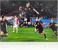 Xabi Alonso Signed Spain Football Photo: 2010 World Cup Goal