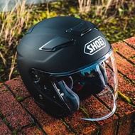 SHOEI J-CRUISE 2 MATT BLACK SNI I HELM MOTOR HALF FACE I ORIGINAL
