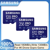 SAMSUNG PRO Plus Micro SD Memory Card C10 TF MicroSD Card SDXC 128GB 256GB 512GB U3 4K For Phone DIJ Drone GoPro Camera