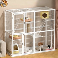 Cat Cage Pet Cage 2/3/4 Layer Large Platform Large Space Cage For Many Cats Cat Condo sangkar kucing