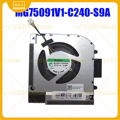 Laptop Cooling Fan MG75091V1-C240-S9A MG75091V1-C250-S9A DC12V 12.00W 4PIN RTX30 2021 New