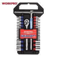 Global House WORKPRO ชุดบ๊อกซ์ 24ชิ้น 3/8” รุ่น WP202553 รับประกันของเเท้