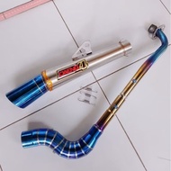 1set Daeng4 Conical pipe wave xrm smash raider j tmx pinoy skygo rusi bajaj ekzos Ex5 lagenda kriss