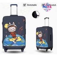 Labubu Luggage Cover Stretchable Spandex Fabric Luggage Cover 18 20 22 24 26 28 30 32 inches AWHV