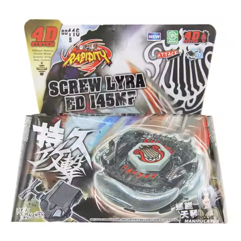 SPINNING TOP BB116B SCREW LYRA ED 145MF Metal Masters Fusion+Launcher BB-116B