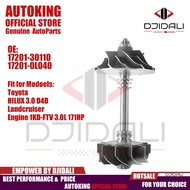 CT16V ROTOR 17201-30110 17201-0L040 Turbocharger for TOYOTA HILUX 3.0 D4D Landcruiser Engine 1KD-FTV