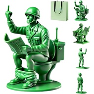 Funny Green Army Man, Army Men Middle Finger Figures, Classic Military Soldiers Set, Gag Army Men Ac