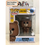 (BIB) (R&G2) Funko POP Line Friends - Brown (928) with Boss Protector