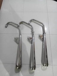 RUSI 125/150/ 175 Chicken Pipe Pure Stainless