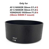 Lens Hood replace HB47 for Nikon AF-S 50 mm F1.4G f/1.4G F1.8G f/1.8G Yongnuo YN 50mm F1.8N / 35mm F