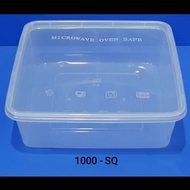 Thinwall Square DM 1000 ml / Kotak plastik 1000ml SQ murah