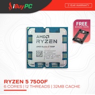 AMD Ryzen 5 7500F Processor | 6 Cores, 12 Threads | AM5 (Tray Unit)