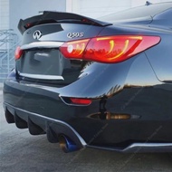 PSM Style High Kick Trunk Spoiler For Infiniti Q50 Q50S 2.0T 2.2D 3.0T 3.5V6 V37 Rear Trunk Tail Win