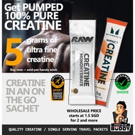 MYPROTEIN / RAW Creatine Monohydrate 5g Per Sachet | More Creatine Per Dollar | Muscle Strength Reco