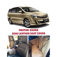Semi Leather Seat Cover Proton Exora Seat Cover With Logo High Quality 1 Year Warranty Semi Leather