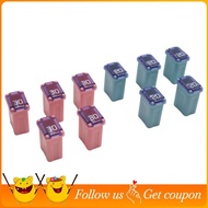10 PCS 20Amp 30Amp Miniature Box Fuses Square Car Fuse ("Low Blow")