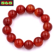 Red agate bracelet, from 8mm to 16mm, bead bracelet